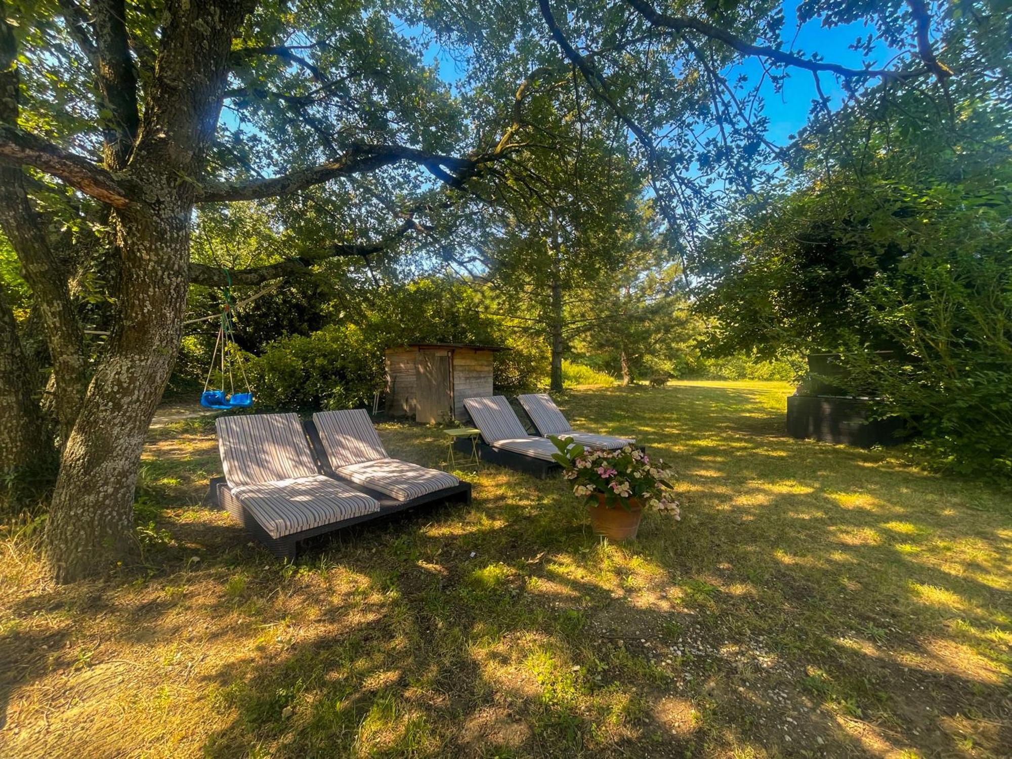 Appartement Dans Un Mas Provencal Allan Bagian luar foto